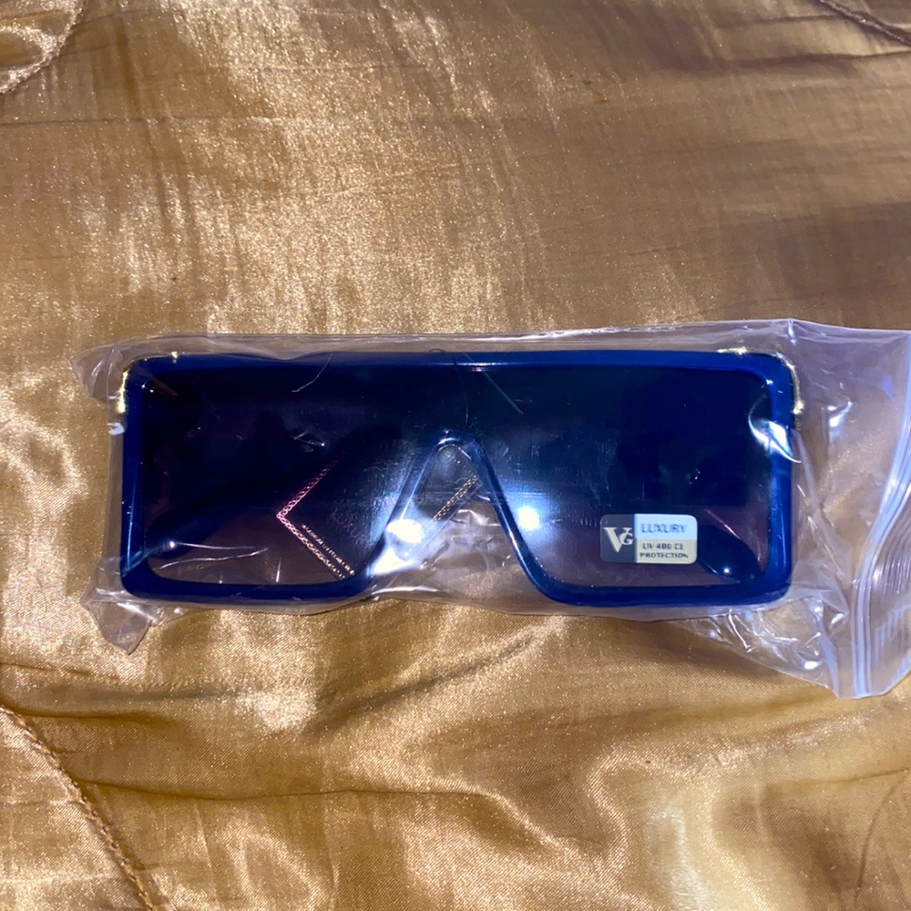 Luxury Sunglasses- “Born Stunna” Blue